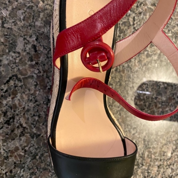 Gucci platform snake sandals size 37 - Picture 2 of 4